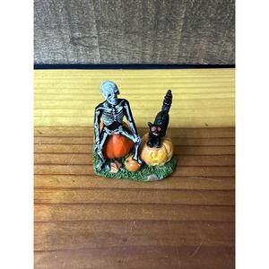 Lemax Spooky Town Halloween Village Companions Skeleton Cat Retired
